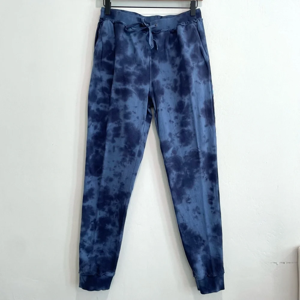 Sundance Moonlight Sky Tie Dye Floral Embroidered Sweatsuit Set